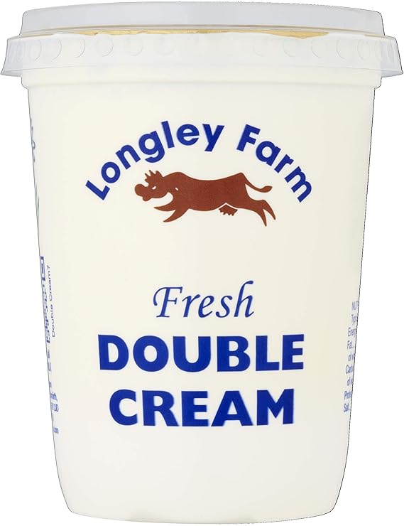 Reduced Shelf Life, Longley Farm Fresh Double Cream, 450ml Amazon.co