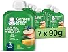 Gerber Organic Banana Blueberry Blackberry and Apple Puree 90 g x 7