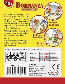 Amigo 1902 Bohnanza Expansion Set for Card Game (German Version)