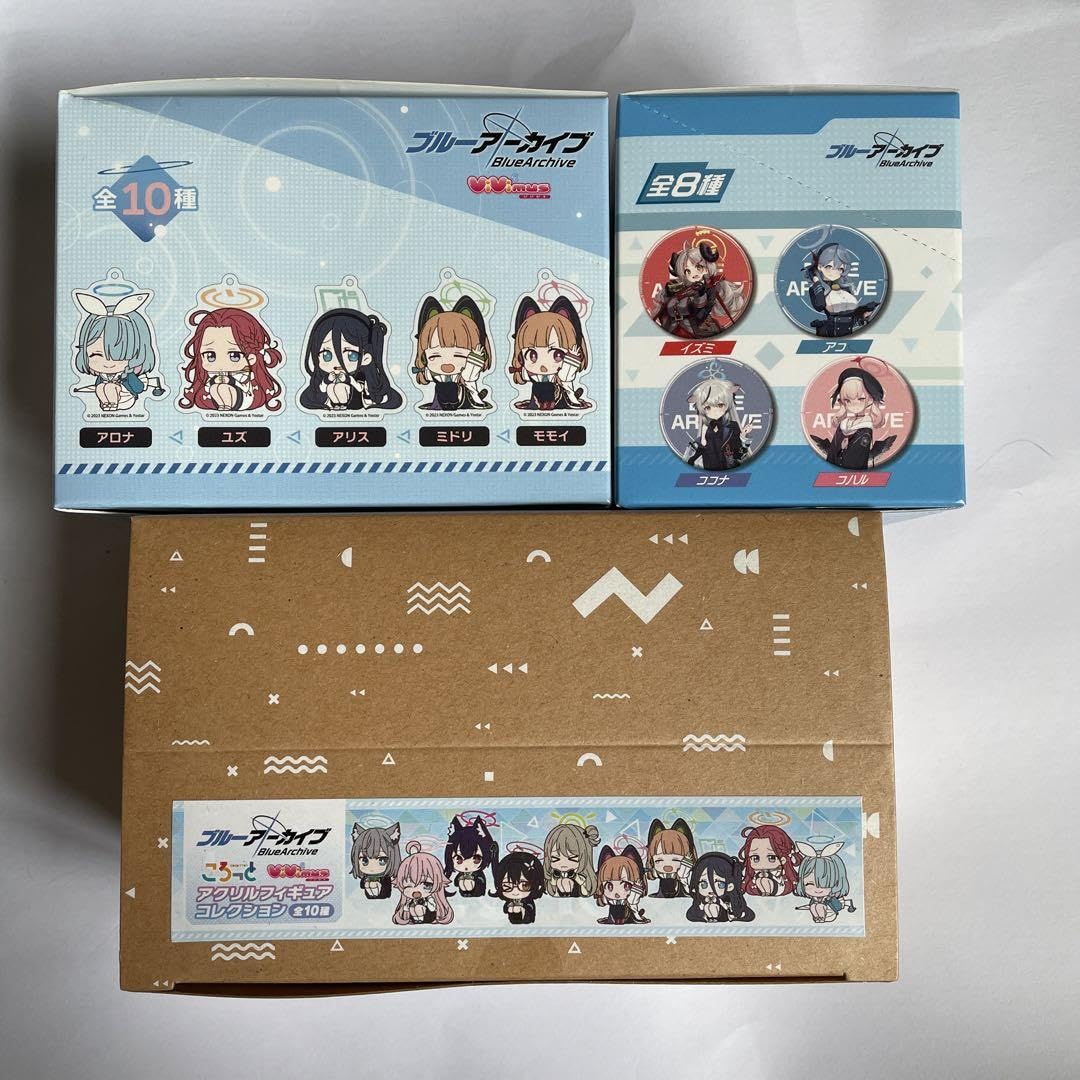 Amazon.co.jp: ブルーアーカイブ 3箱 アクリルフィギュア&キーホルダー 