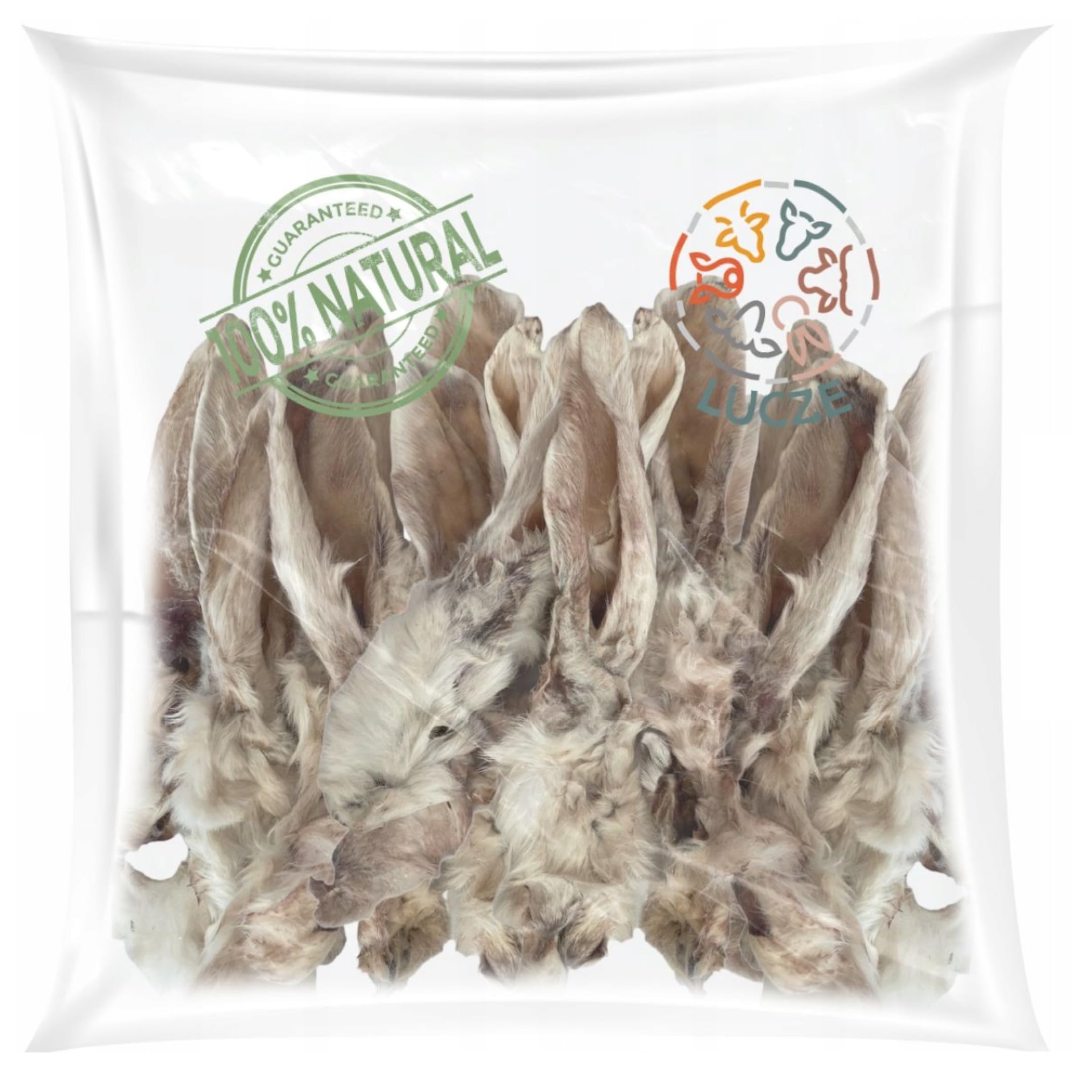 Oreilles de lapin pour chiens - 1 kg - Oreilles de lapin séchées avec fourrure, collation à mâcher riche en protéines - Friandise naturelle pour chien - Pour soins dentaires, barbe et mastication