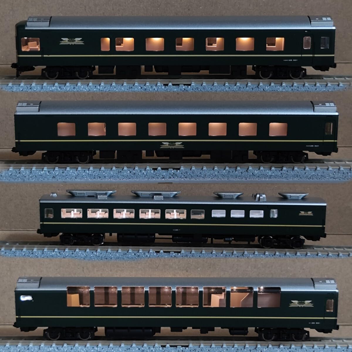 Amazon | RB-Light T社 トワイライトエクスプレス専用室内灯 10両分