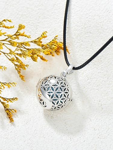 Miniatura 4 de Collar difusor de aromaterapia de Tai Chi, collar difusor de aceite esencial Yin-Yang, juego de joyería, regalo para mujeres y niñas, 7 piezas de