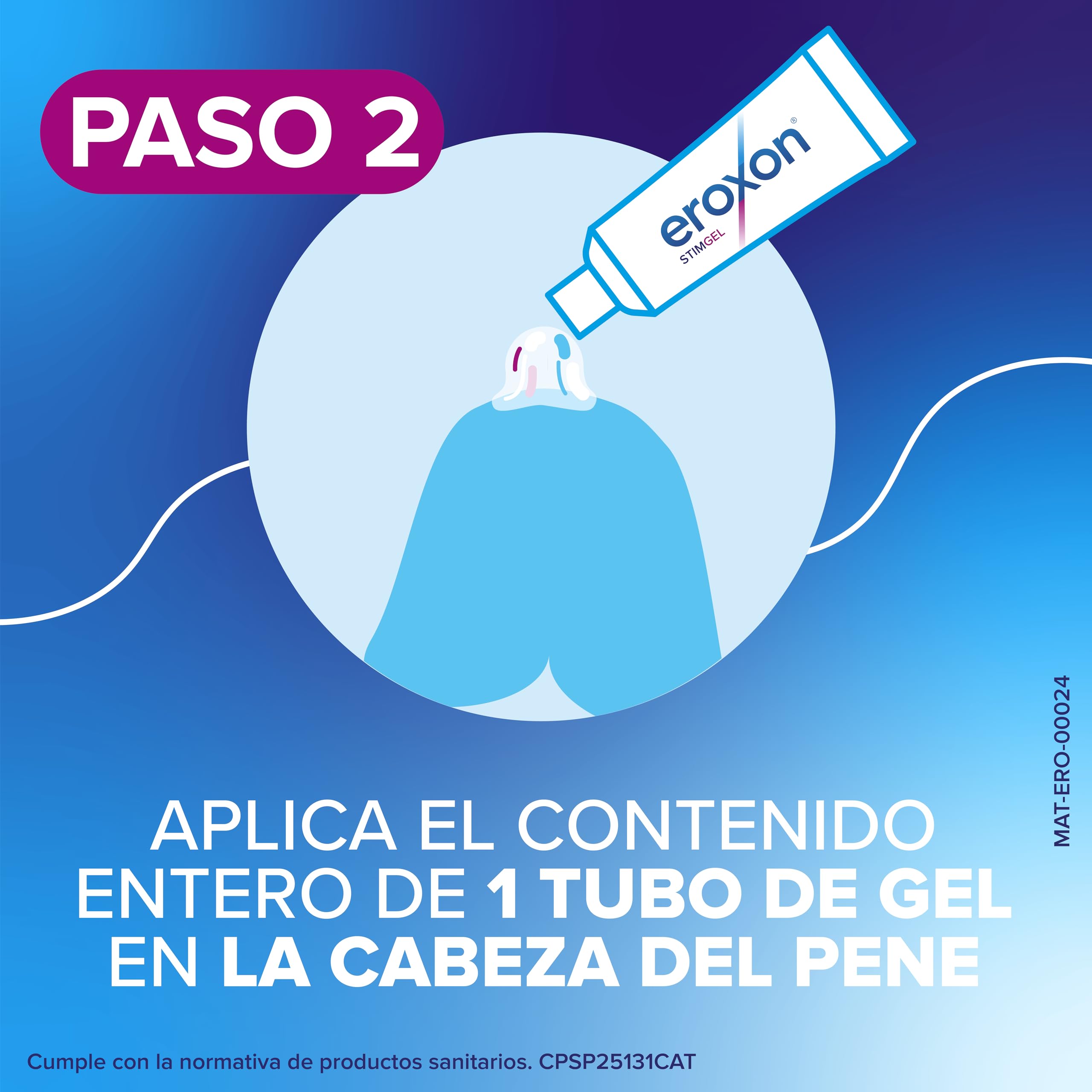 EROXON StimGel Para la Disfunción Eréctil, Ayuda a Conseguir una Erección en 10 Minutos, Tratamiento en Gel, Compatible con Preservativos de Látex y Lubricantes, 4 Aplicaciones por Envase