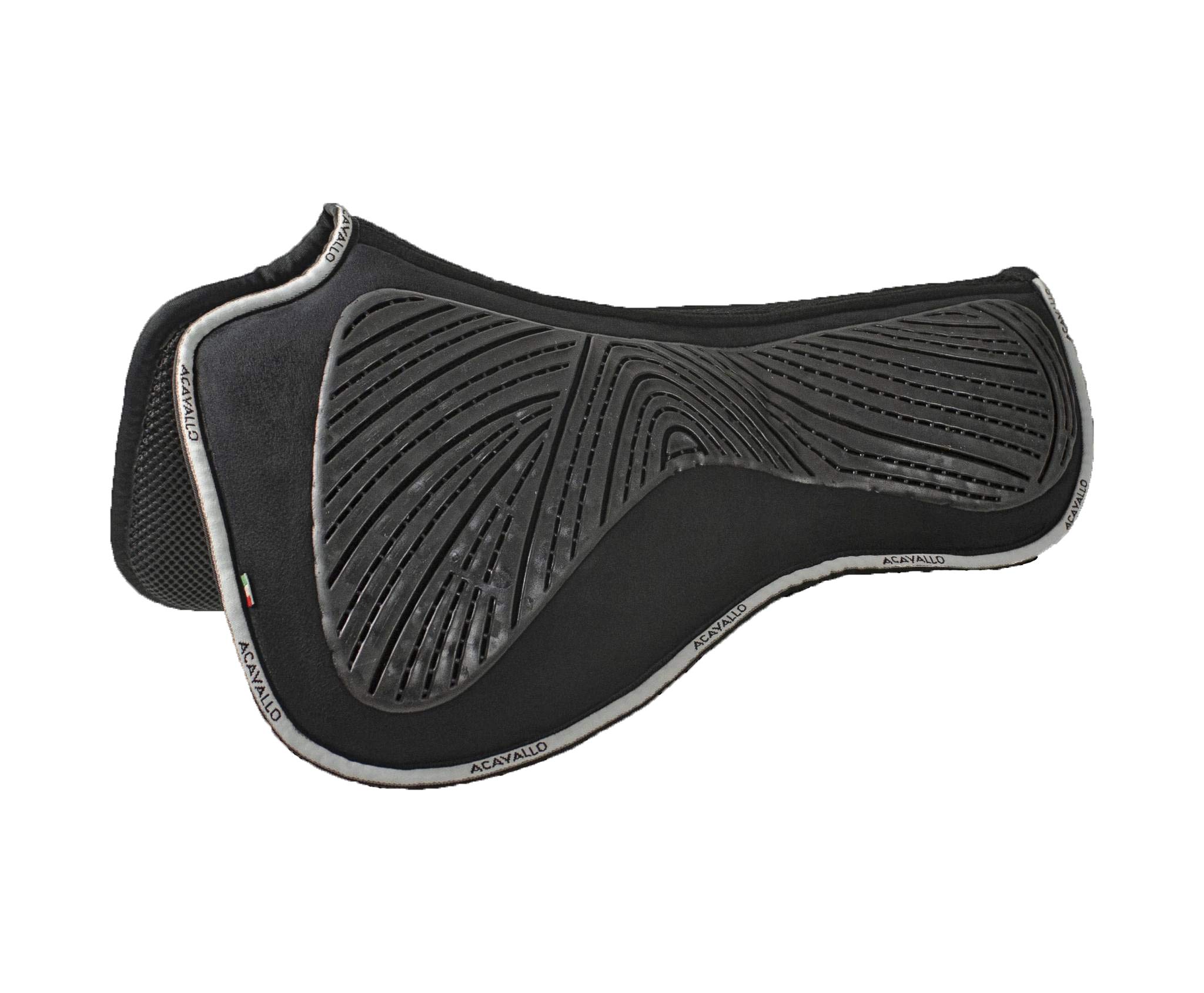 Acavallo Pad Gel - und Memory Foam & Silicon Grip & 3D-Abstandsgewirke | Farbe: Black | Größe: Dressage