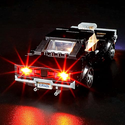 Miniatura 4 de GEAMENT Kit de luces LED compatible con Lego Fast & Furious 1970 Dodge Charger RT - para Speed Champions 76912 (juego de modelos no incluido)