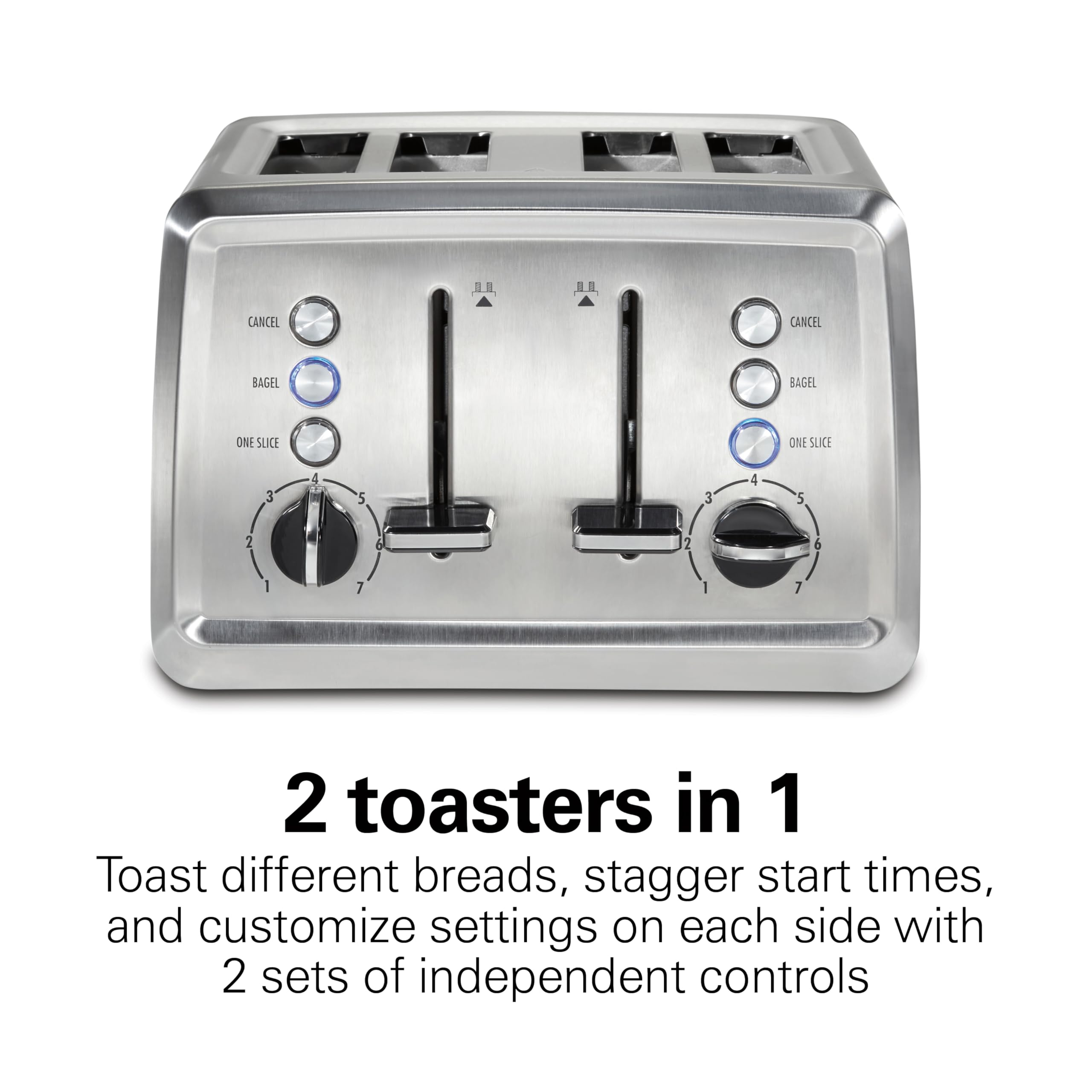 Hamilton Beach 4 Slice Toaster - Extra Wide Slots -7
