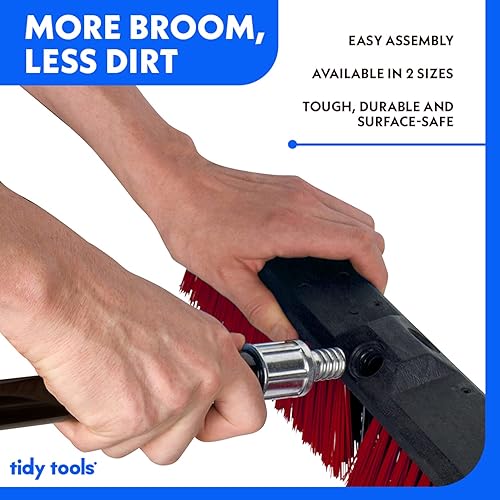 Miniatura 3 de Escoba de empuje grande de 24 pulgadas con mango de aleación