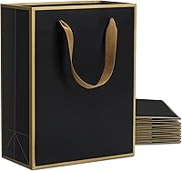 Vista 8 de YACEYACE - Bolsas de regalo rosas grandes, 10 unidades de 12.5 x 4.5 x 11 pulgadas, bolsas de regalo rosas de gran tamaño, bolsas de regalo rosas