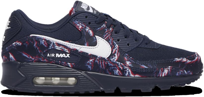 Nike Air Max 90 - Mens Navy/Red/White