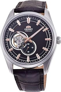Orient Men's 42mm Brown Leather Band Steel Case Sapphire Crystal Automatic Analog Watch RA-AR0005Y10B