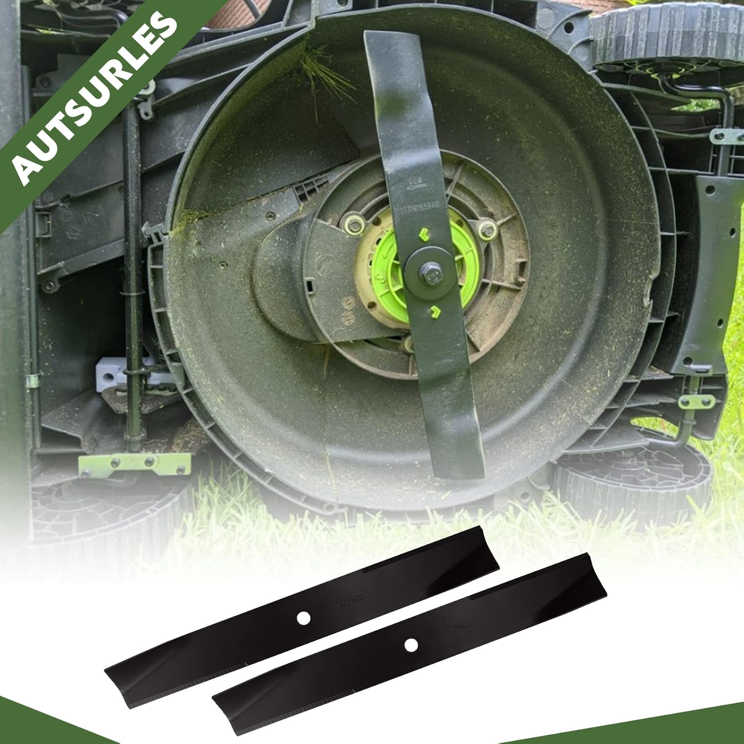 Mulching Blades 38 inch Deck for Toro Time Cutter Z 14-4889 14-7799 79-1720 79-3060 79-3060 79-3061 79-3061-03 88-5140-03 2 Pack