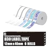D30 Labels for Phomemo D30 Label Tape, Label Maker Tape - 12mm×40mm(0.47