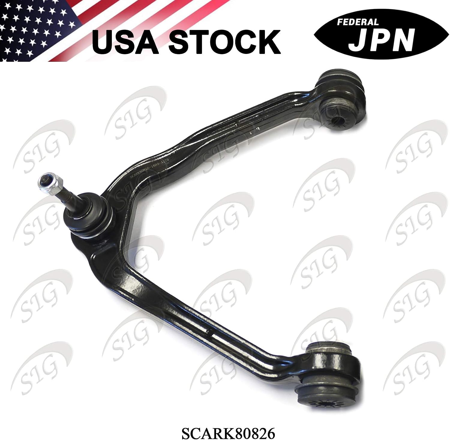 Front Left or Right Upper Control Arm and Ball Joint Compatible with Cadillac & Chevrolet & GMC Model Escalade & Express & Tahoe & Savana & Sierra & Yukon (Rep# 15864153, RK80826, K80942) - SCARK80826