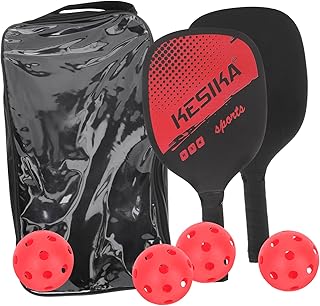 Sosoport 2 Sets Peak Racket Suit Table Tennis Set Suits for Kids Portable Table Tennis Set Paddle Bundle Game Replaceable Pickleballs Table Tennis Bats Pickleballs for Adults Kids Handle