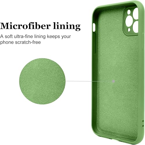 Miniatura 5 de MZELQ Funda para iPhone 11 Pro Max 2019 (6.5 pulgadas), ranura para tarjeta de silicona líquida, suave, delgada, ultra delgada, funda de ajuste a