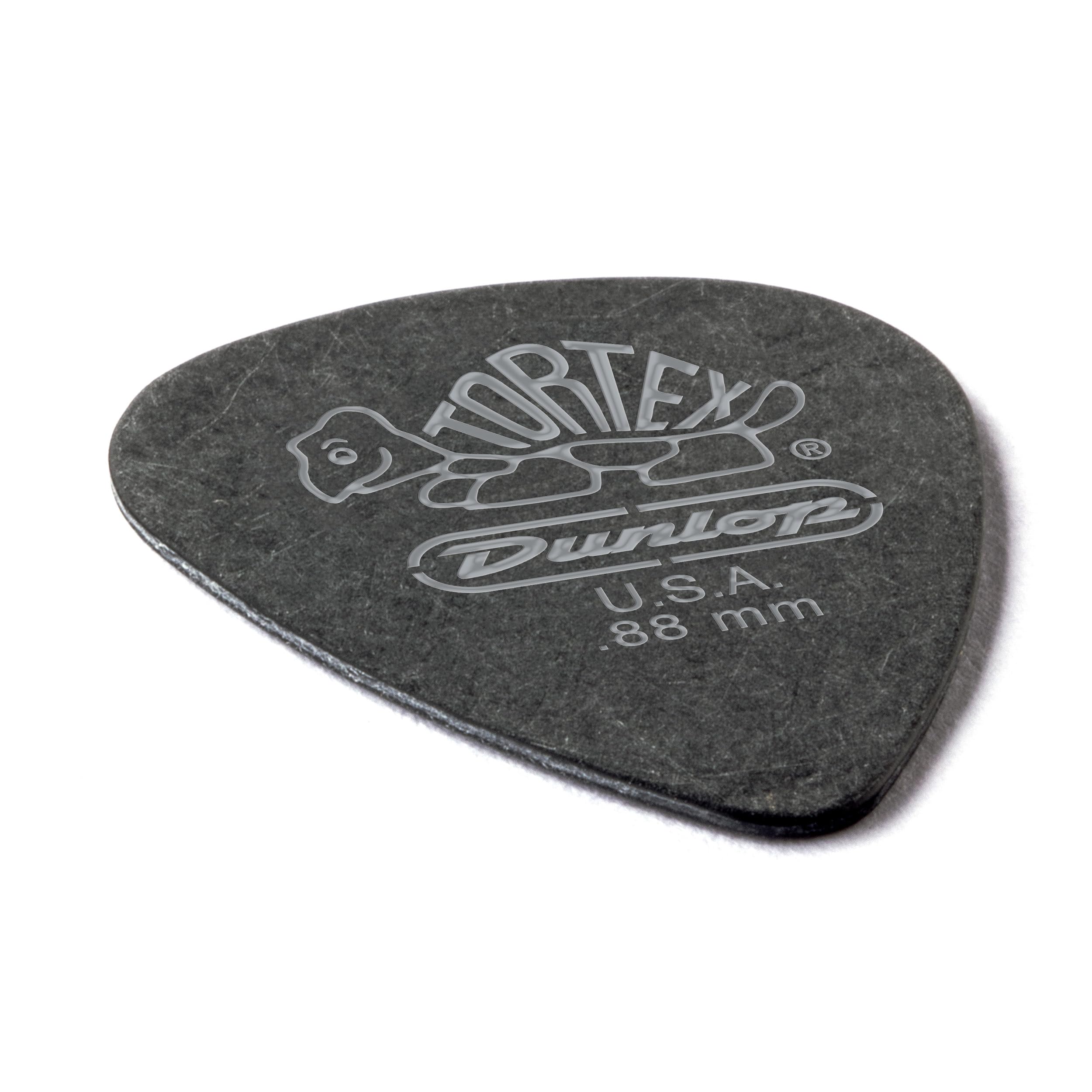 Dunlop 488P.88 Tortex® Pitch Black.88 mm, pakiet 12/odtwarzacz