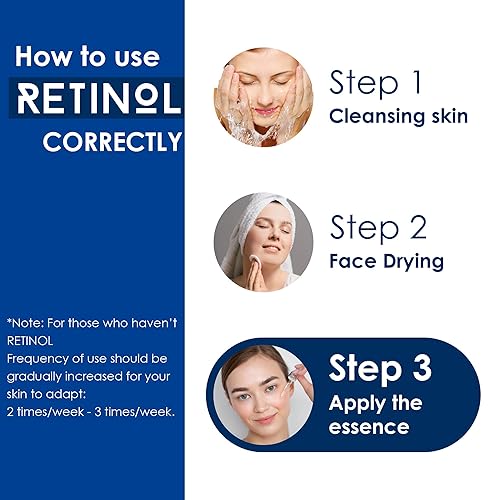 Miniatura 8 de ABERA Suero de retinol para cara, tratamiento de melasma, removedor de manchas oscuras, suero antienvejecimiento, reduce las líneas finas, arrugas y