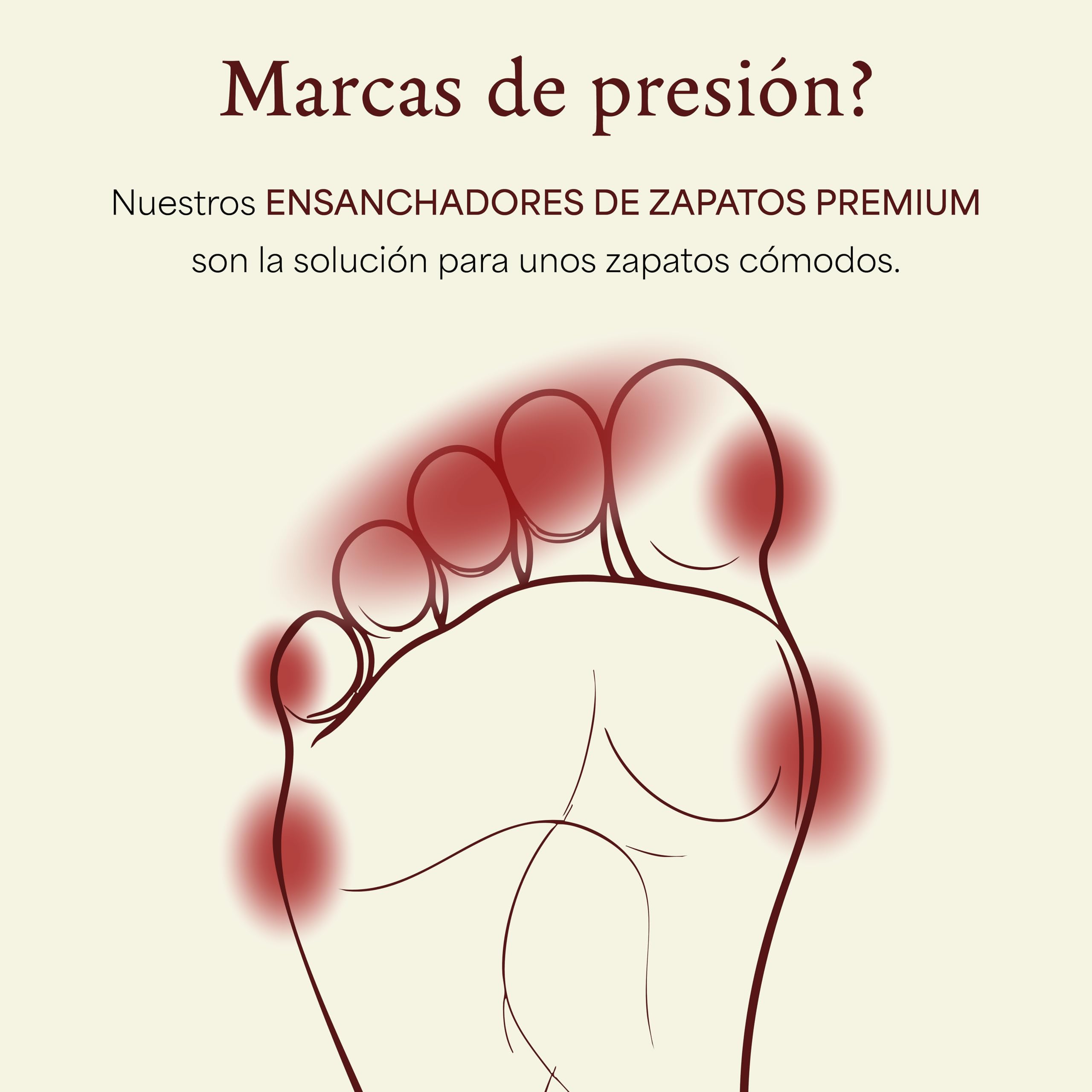 Langer & Messmer alargador de zapatos para hombre contra pellizcos en zapatos o botas - de madera maciza de haya y mecanismo metálico - se estira a lo ancho y a lo largo incl. spray alargador de cuero