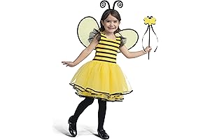 Toddler 2T Bumble Bee Costume for Girls | Halloween Dress-Up & Role-Playing