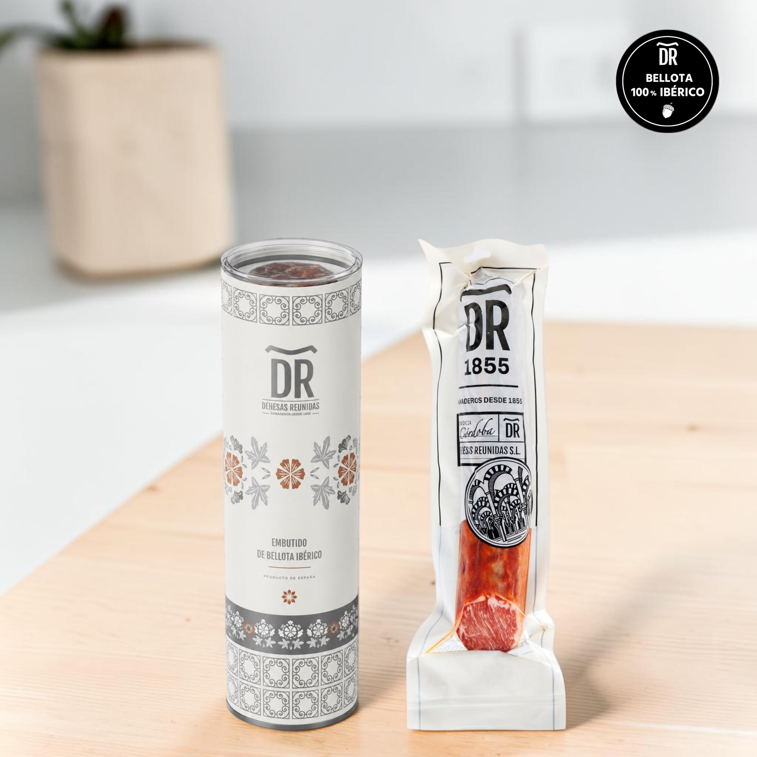 Dehesas Reunidas Lomo de Bellota 100% ibérique au paprika, demi-pièce - affinage artisanal
