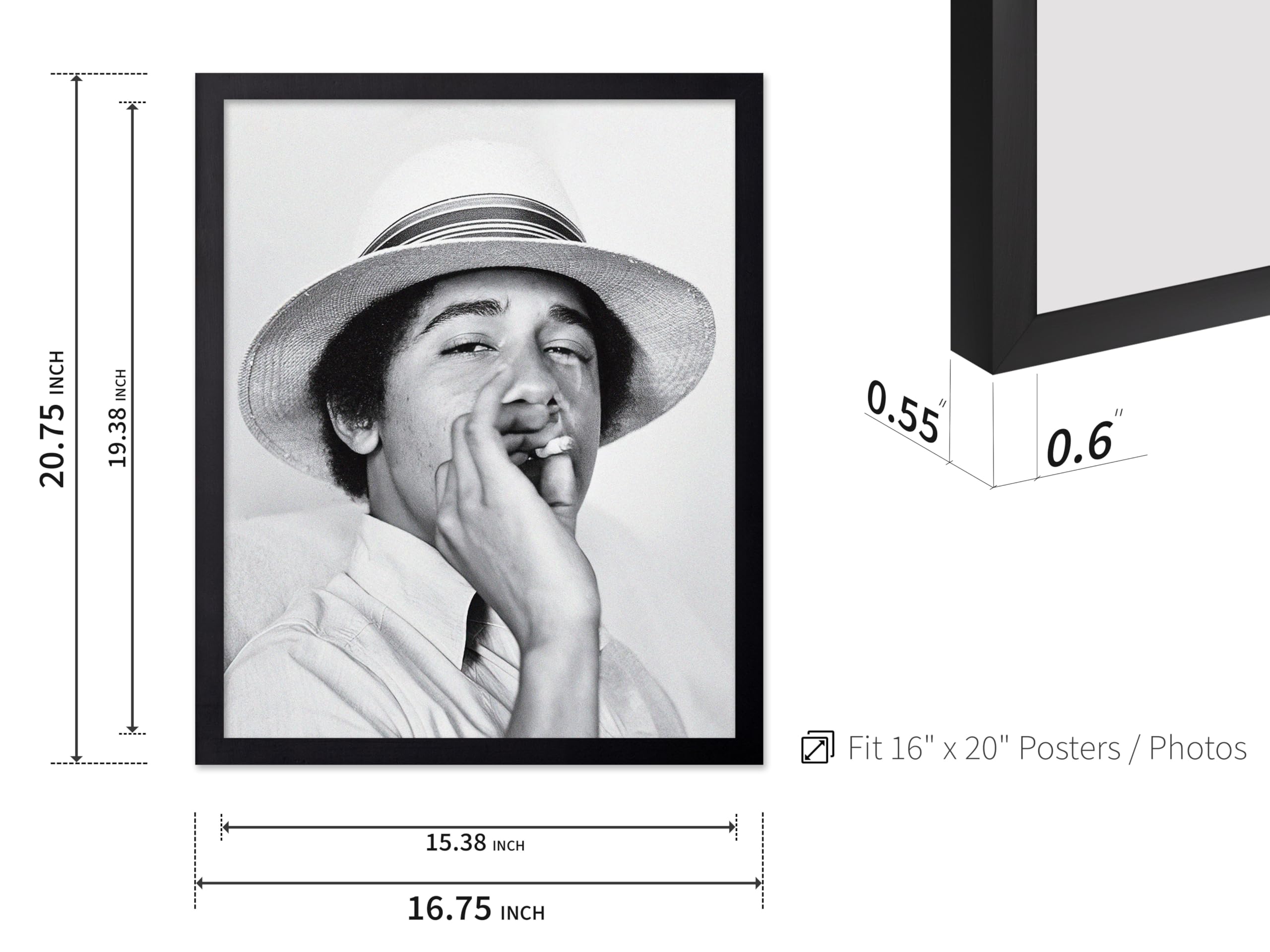 obama smoking a cigarette photo ignites rumors that the president has rekindled habit | Barack Obama Poster Master Vintage Photograph Poster