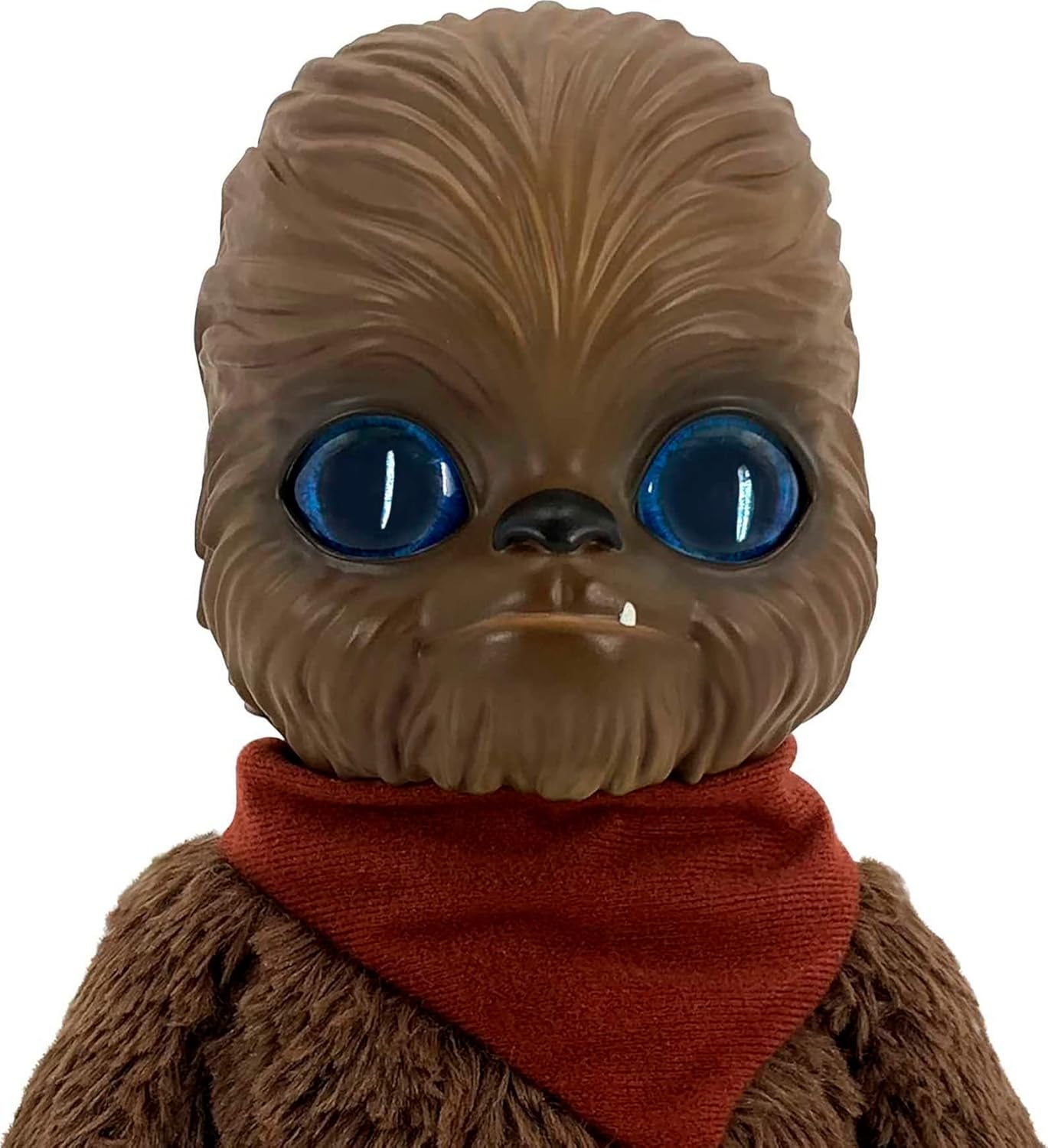 Mattel Star Wars Galactic Pals Plush Toy, Wookiee 11-inch Soft Doll Set with Carrier & Personality Profile Card for Personalized Experience
