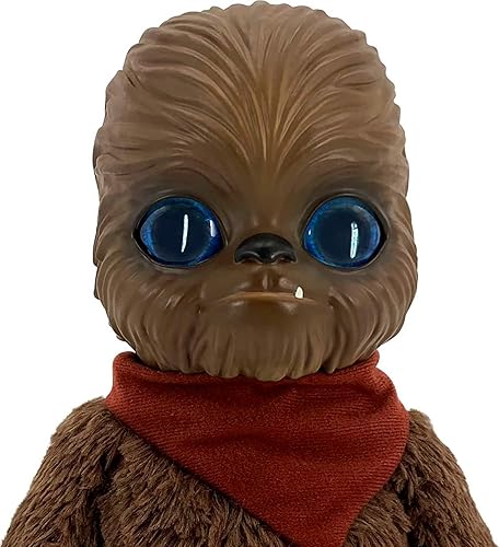 Vista 10 de Mattel Rodian - Juguete de peluche de Star Wars Galactic Pals, juego de muñecas suaves de 11 pulgadas con portador y tarjeta de perfil