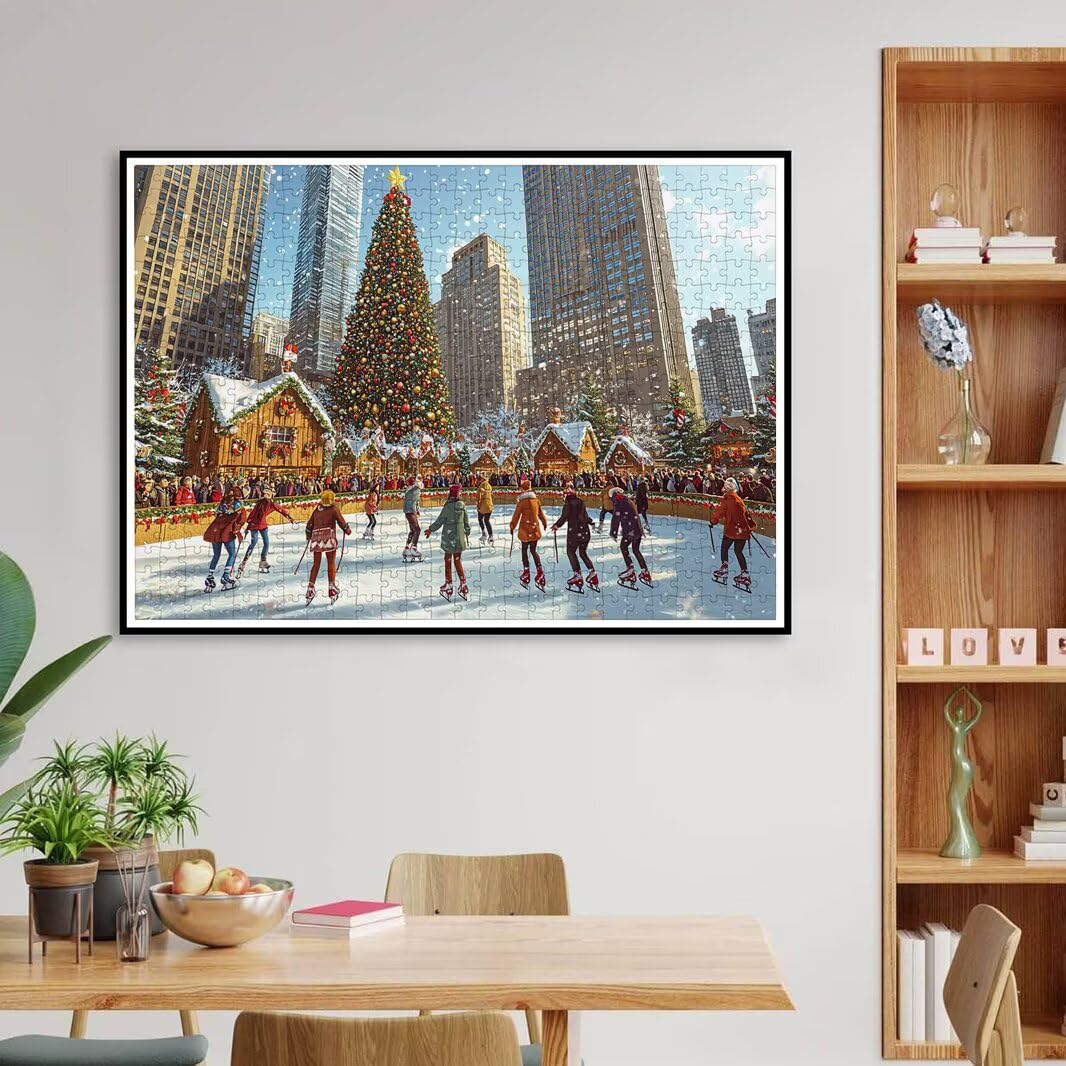 Puzzle Natale, Puzzle 1500 Pezzi Arte per Adulti, Regalo Uomo e Donna -4743
