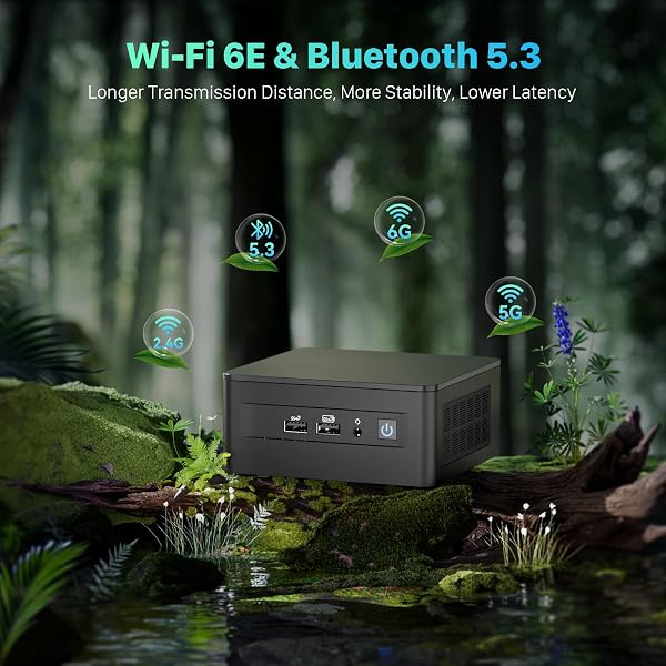 (ASUS NUC) Intel NUC 12 Pro Mini PC, Core i7-1260P (12 cores, 16 threads, up to 4.7GHz) Desktop PC Computer, NUC 12 i7 Barebone Mini Computer NUC Support 8K UHD/WiFi 6E/BT 5.3/Thunderbolt 4/no RAM&SSD - 5