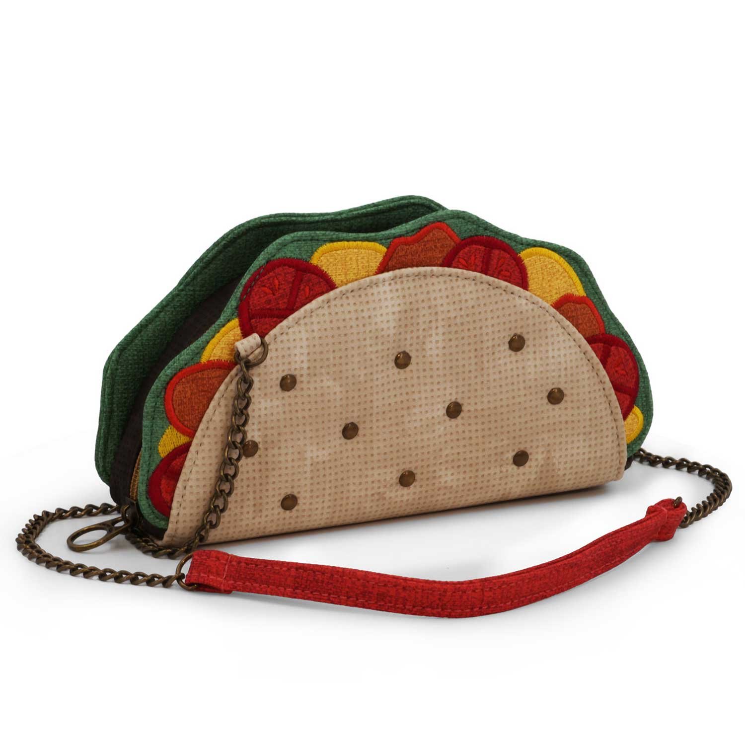 Oh My Pop! Taco-Bolso Tex, Beige, 22 x 11 cm