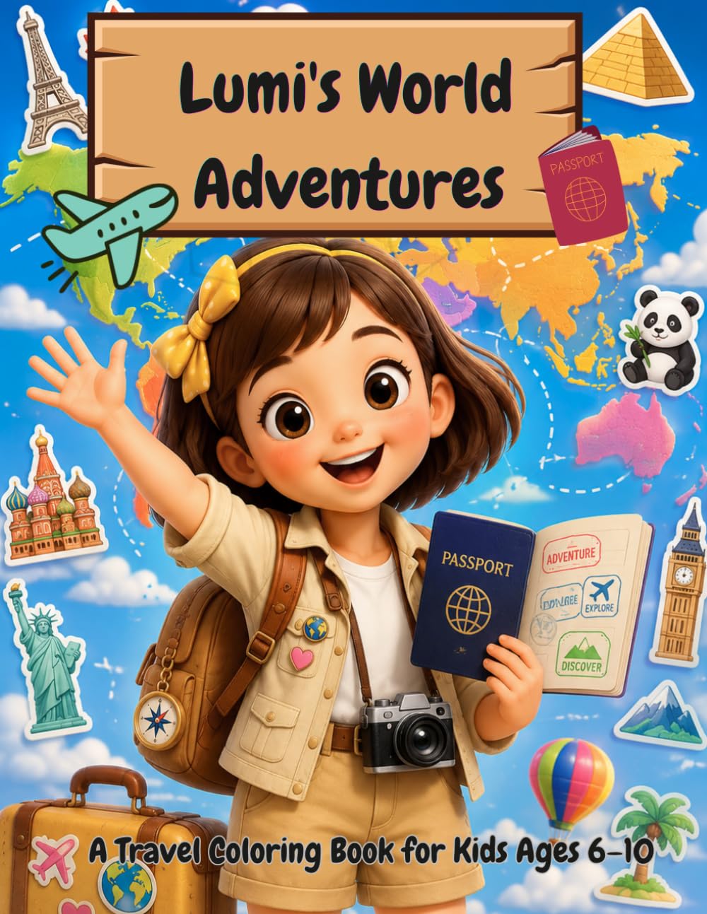 Lumi's World Adventures: Color Your Way Around the World!