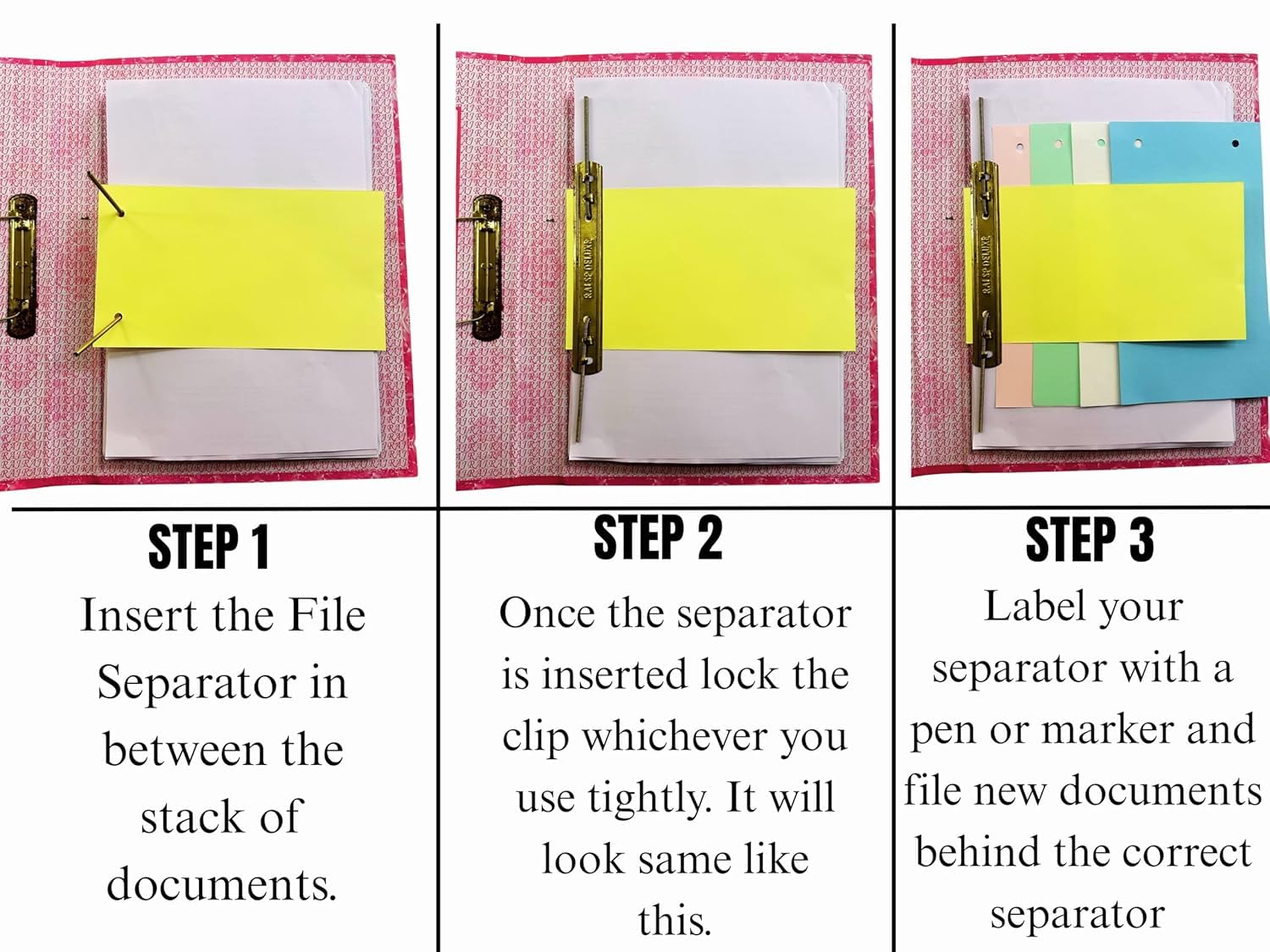 Card File Separator Khaki/Kraft (10 cm x 23 cm) Card Thickness 200 GSM - (Pack of 100 pcs)- Set of 2 Packs 3