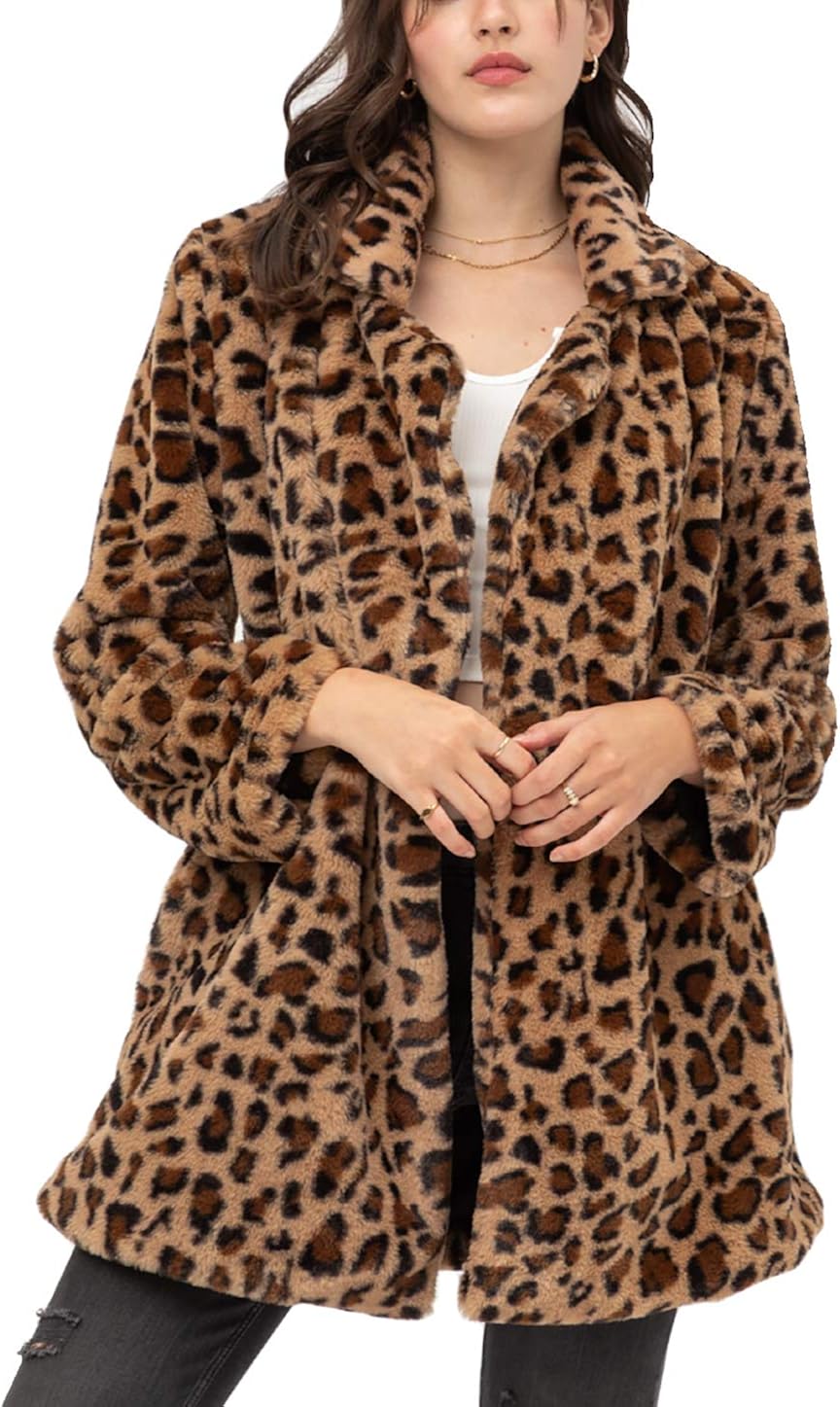 leopard coat sale