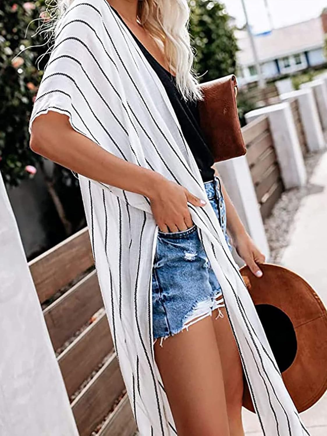 Moss Rose Women Summer Bikini Kimono Bathing Suit Cover Ups for Swimwear - Image 4