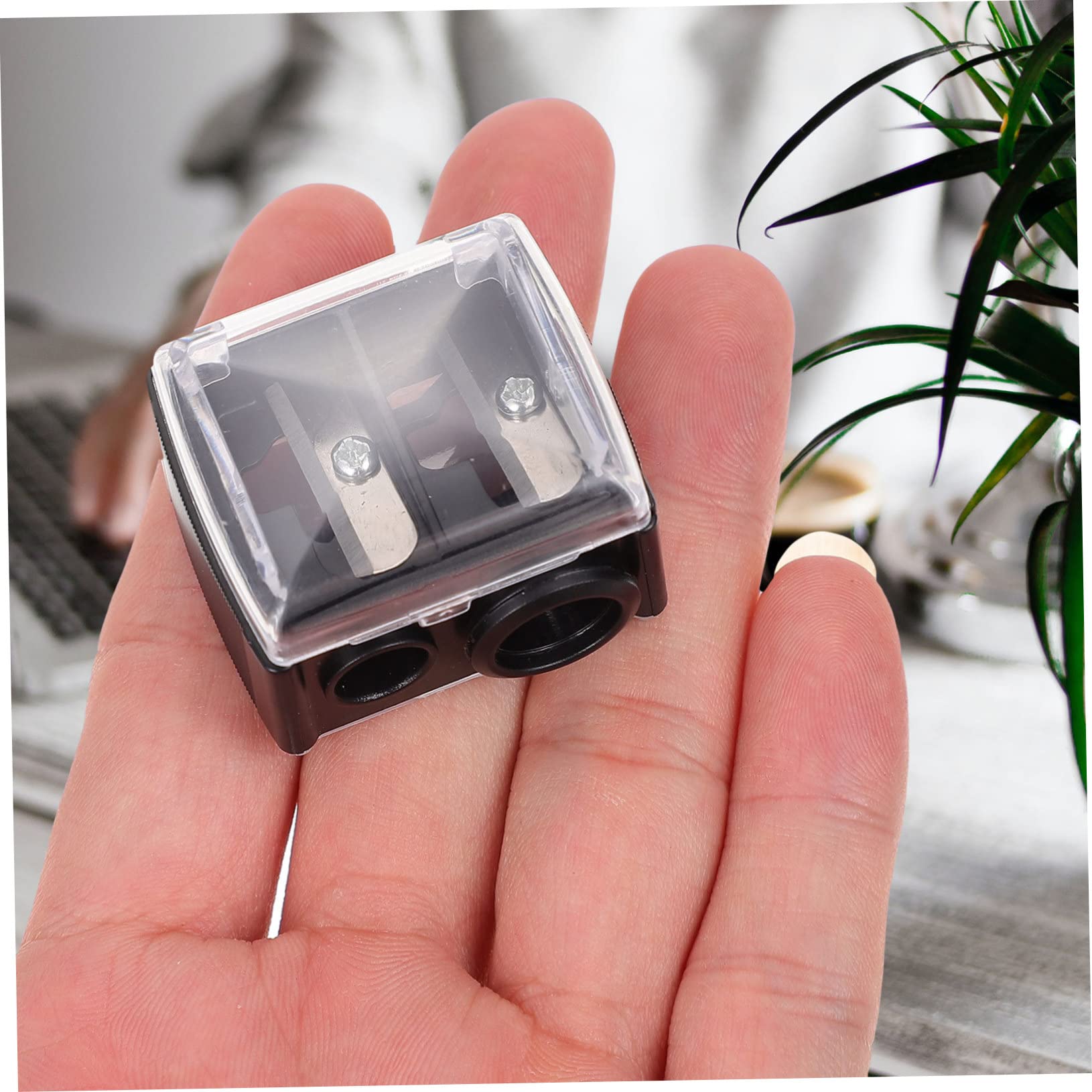 FOMIYES Unique Design Makeup Pencil Sharpener 4pcs Eyeliner Pencil Sharpener Cosmetic Tool Random Color