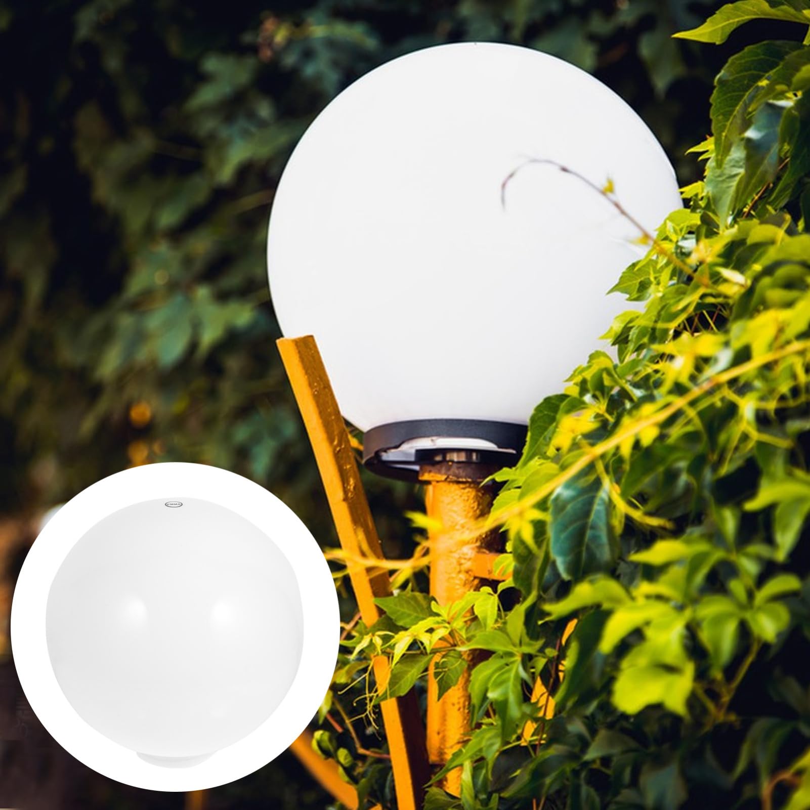 Globo Sostitutivo In Acrilico Lampione Da 250 Mm Paralume A Sfera Di Ricambio Paralume A Sfera Della Luce Per Soffitto Apparecchi A Parete O Lampioni