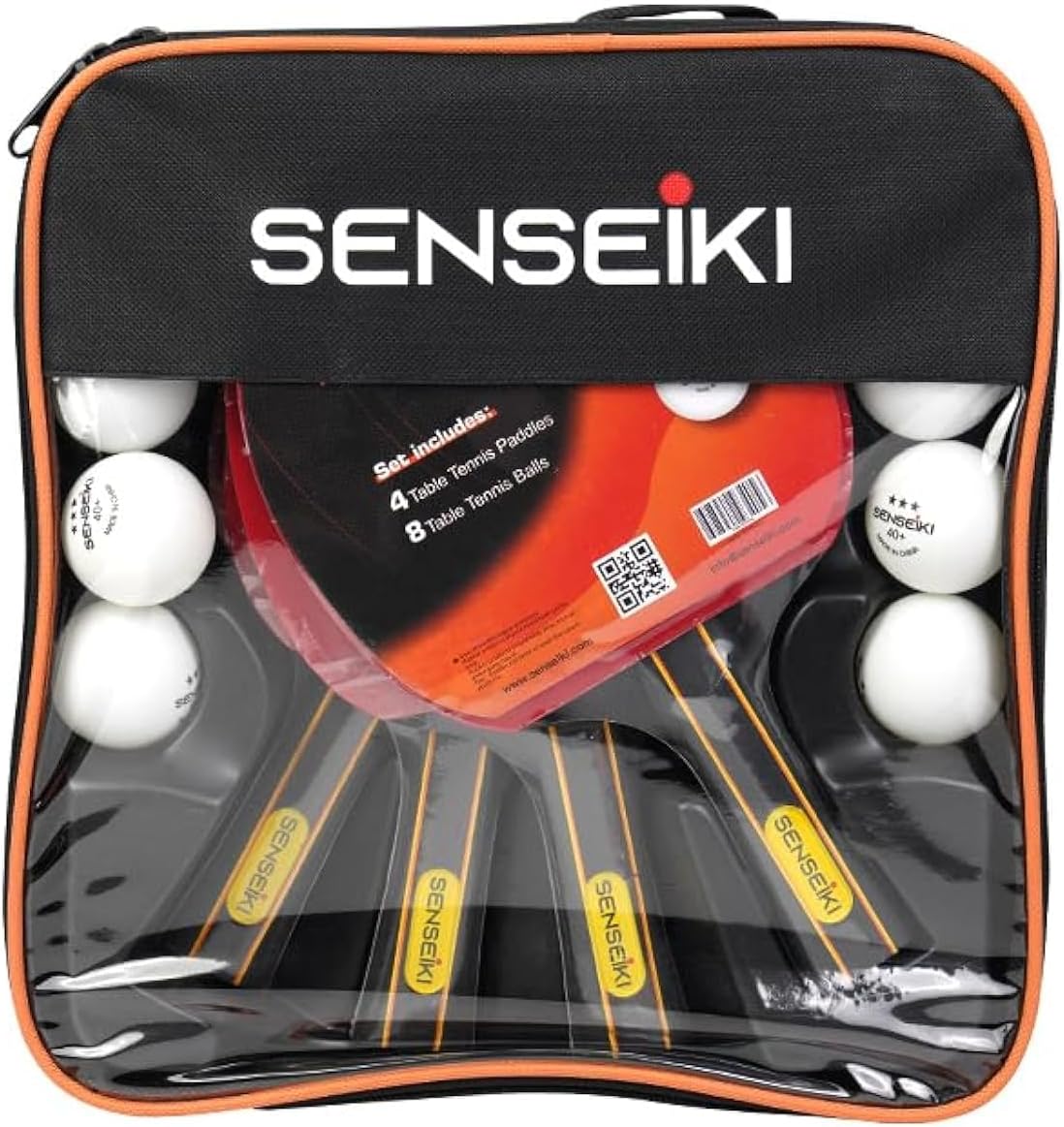 Ping Pong Paddles - High-Performance Set with Premium Table Tennis Rackets, 3-Star Ping Pong Balls, Compact Storage Case | Table Tennis Set