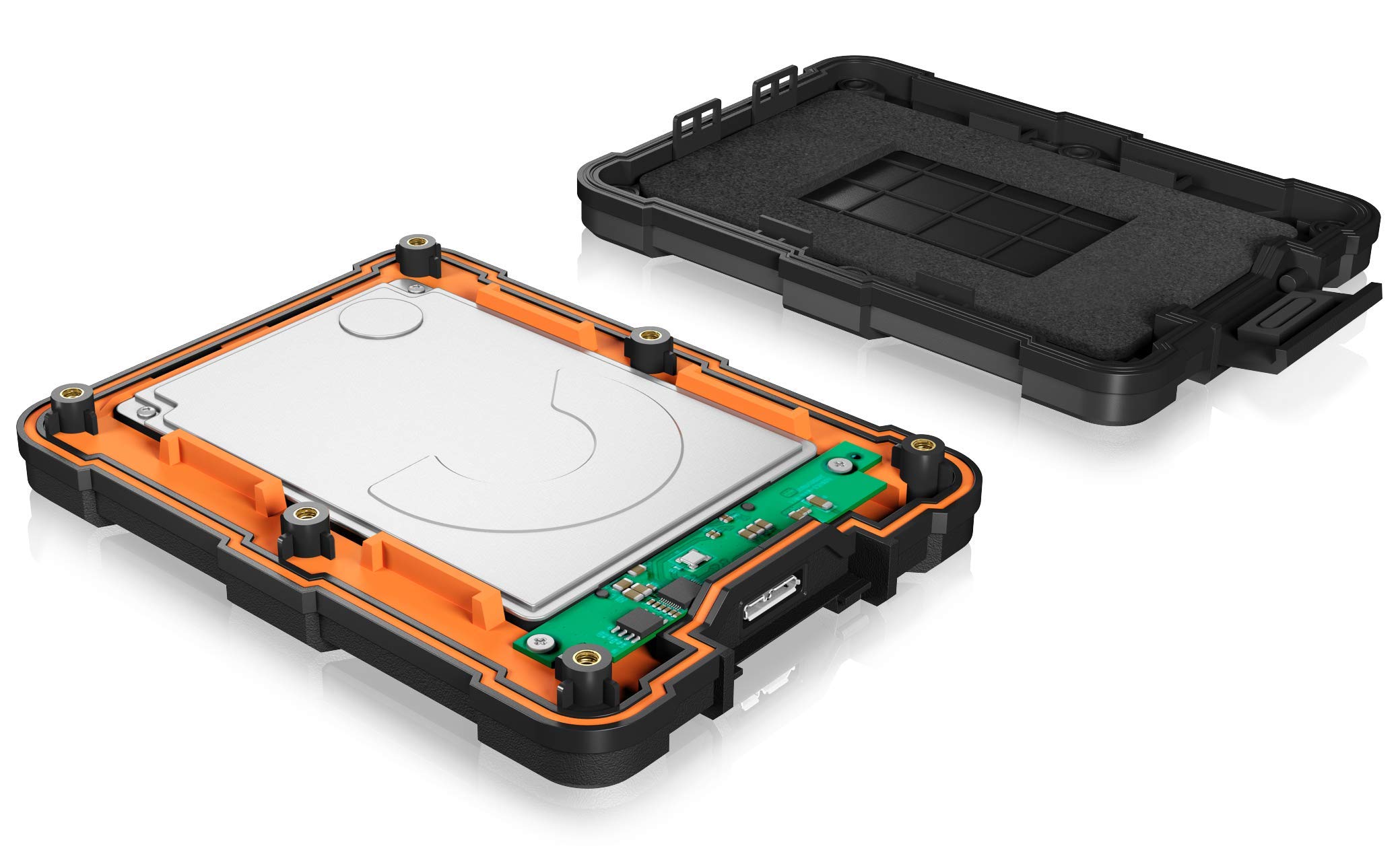 Gecheer Bagno Waterprofondo Protezione 2.5 SSD/HDD - Dettaglio