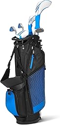 Amazon Basics Juego de Palos de Golf, 6 Piezas con Bolsa de Soporte, Palo con Cara de Gran Tamaño, Centro de Gravedad Bajo