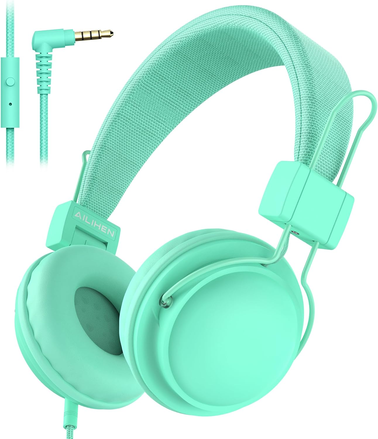 AILIHEN Kids Headphones for K-12 School with Mic 85dB Volume Limited