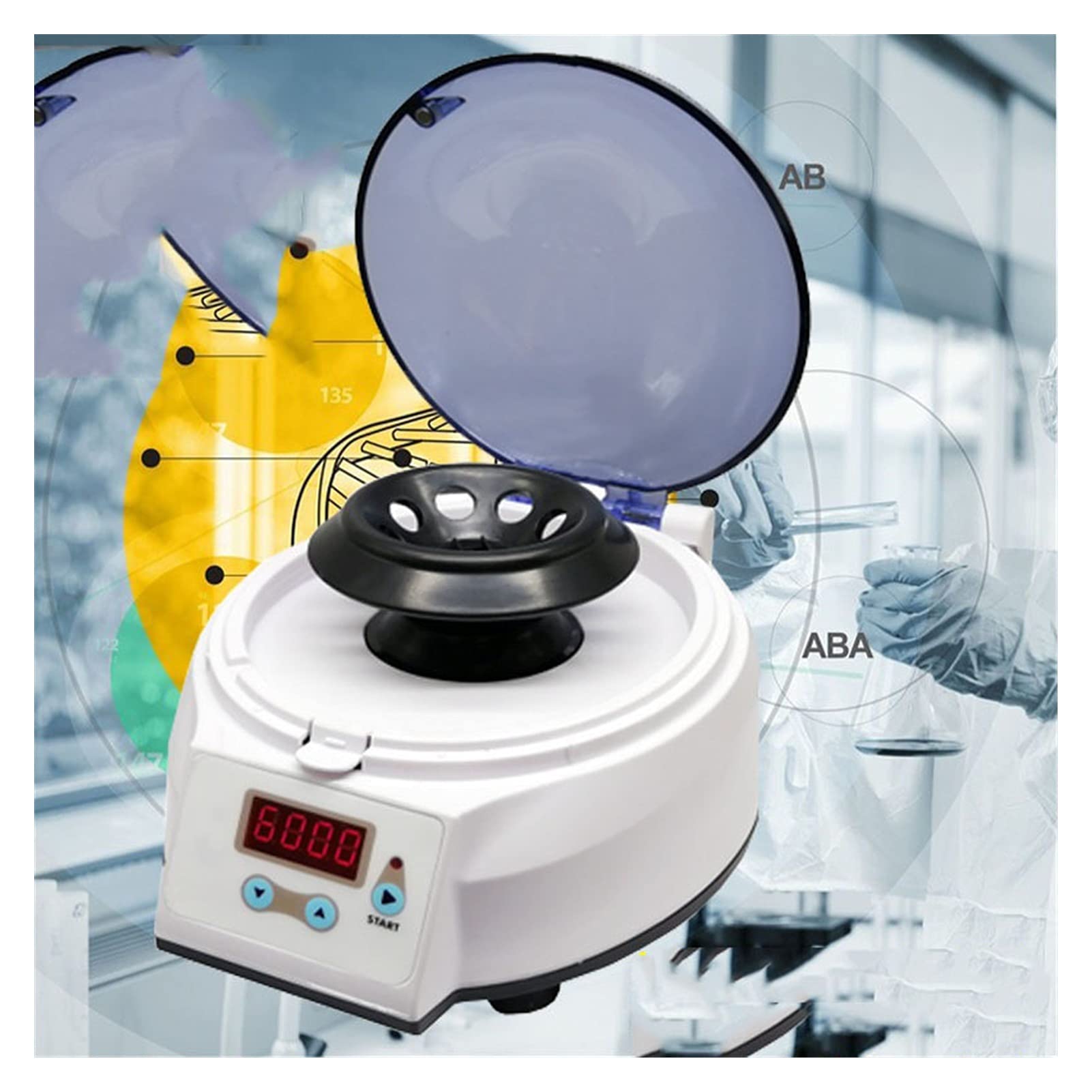 Centrífugas de Sobremesa Micro-Mini Centrifuge Micro Micro -PCR Velocidad de rotación del tubo: 8000 rpm, alta velocidad