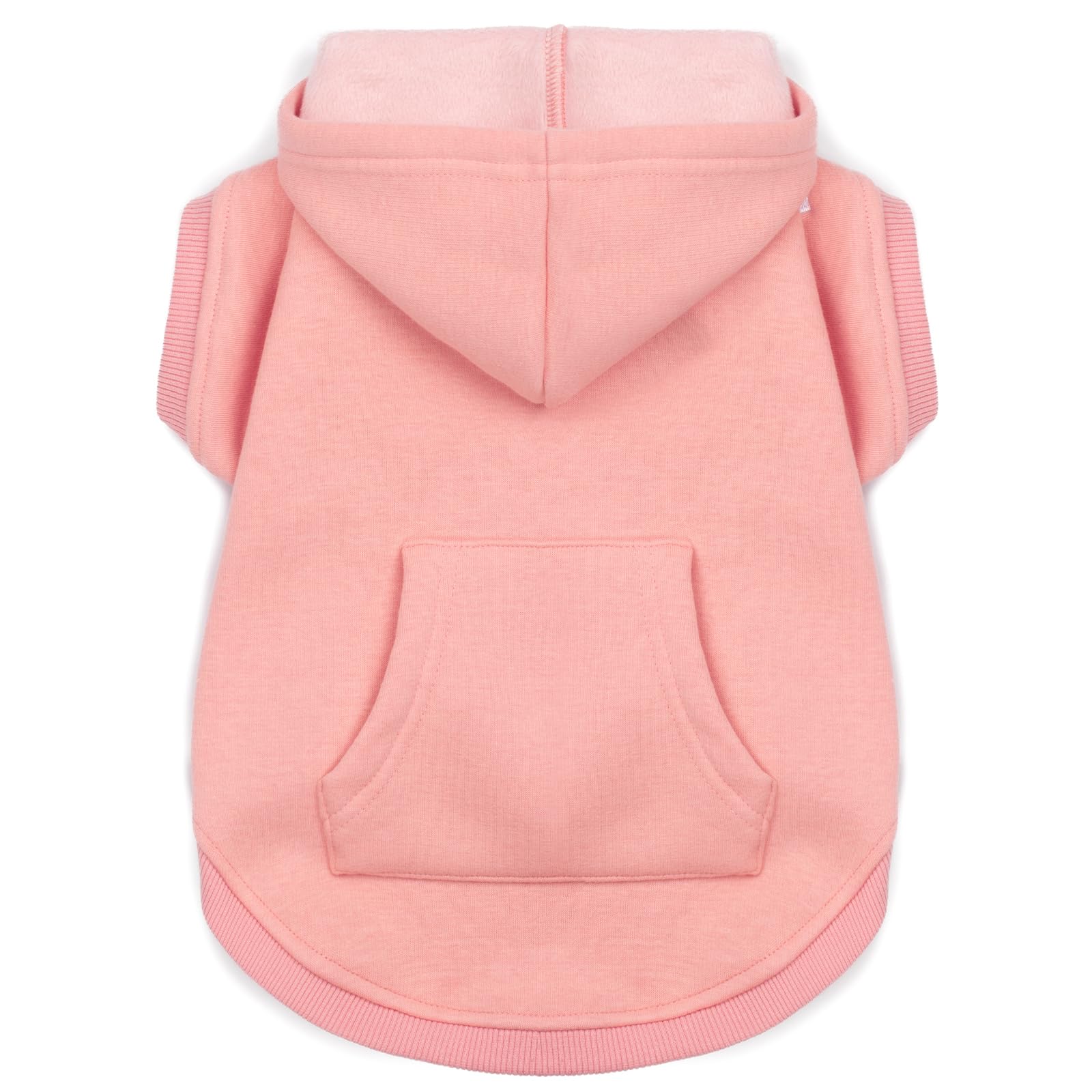 Koneseve Dog Hoodie - Fleece Warm Sweater with Pocket, Soft Clothes for Daily Wear, Basic Hooded Sweatshirts, Winter Coat Clothing, Comfort Tee Shirt