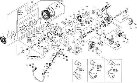 Amazon ダイワ Daiwa 純正パーツ 19 バリスティック Lt3000 ドラグノブ 部品番号 1部品コード ダイワ Daiwa スピニングリールパーツ