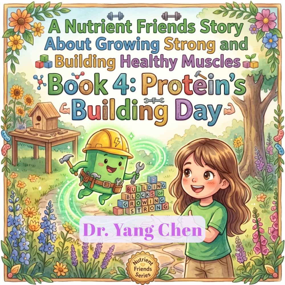 A Nutrient Friends Story About Growing Strong and Building Healthy Muscles: Book 4: Protein's Building Day (Nutrient Friends: A Child's Journey to Healthy Eating)
