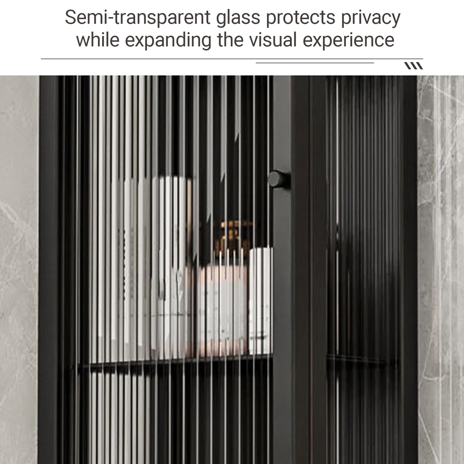 Armario de baño montado en la pared con puerta de cristal, marco de metal, solución de almacenamiento estrecha para cocina y lavandería