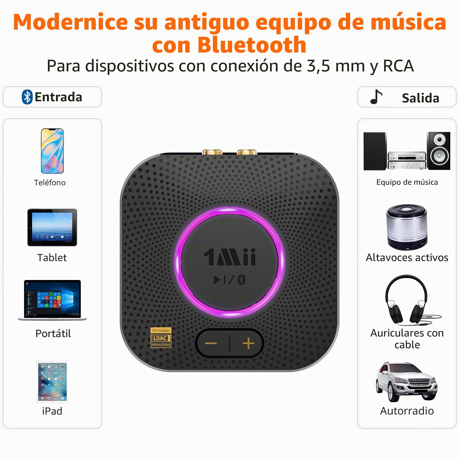 1Mii Receptor Bluetooth 5.2