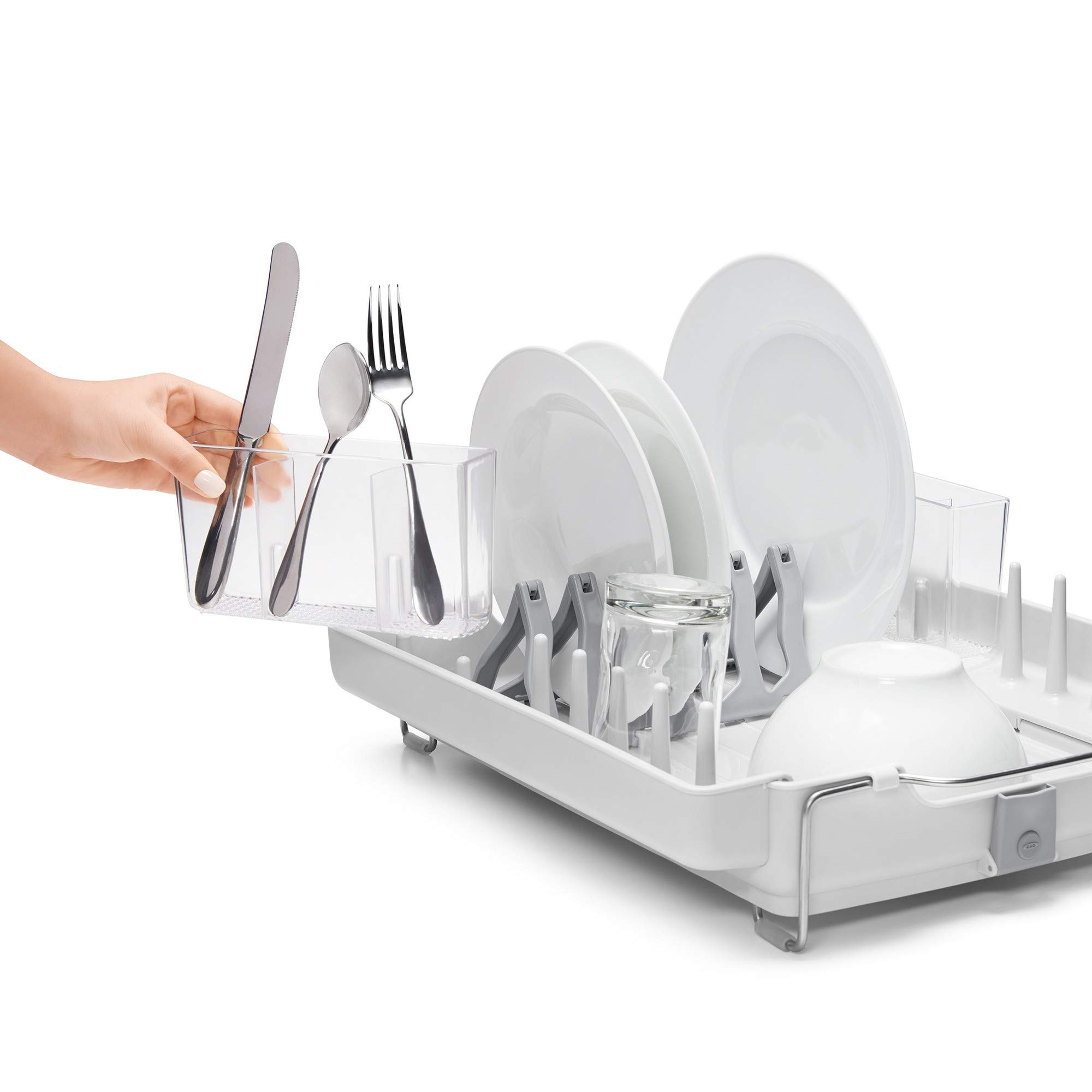 OXO - Good Grips Abtropfhalter & -ständer 1473480, Grau, 39x48 cm