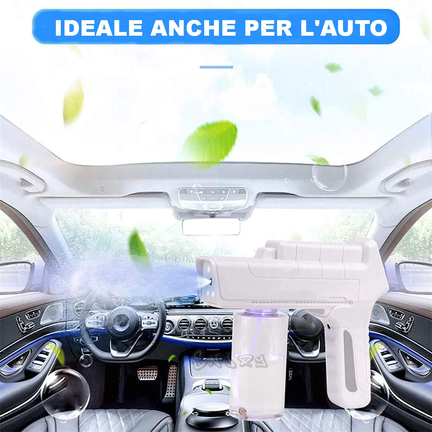 Sterilizzatore UV Professionale, Sanificatore UV wireless Sterilizzazione Rapida per ambienti, pavimenti oggetti e utensili, auto, Vaporizzatore e Sanificatore, Estetica, Negozio, Parrucchiere