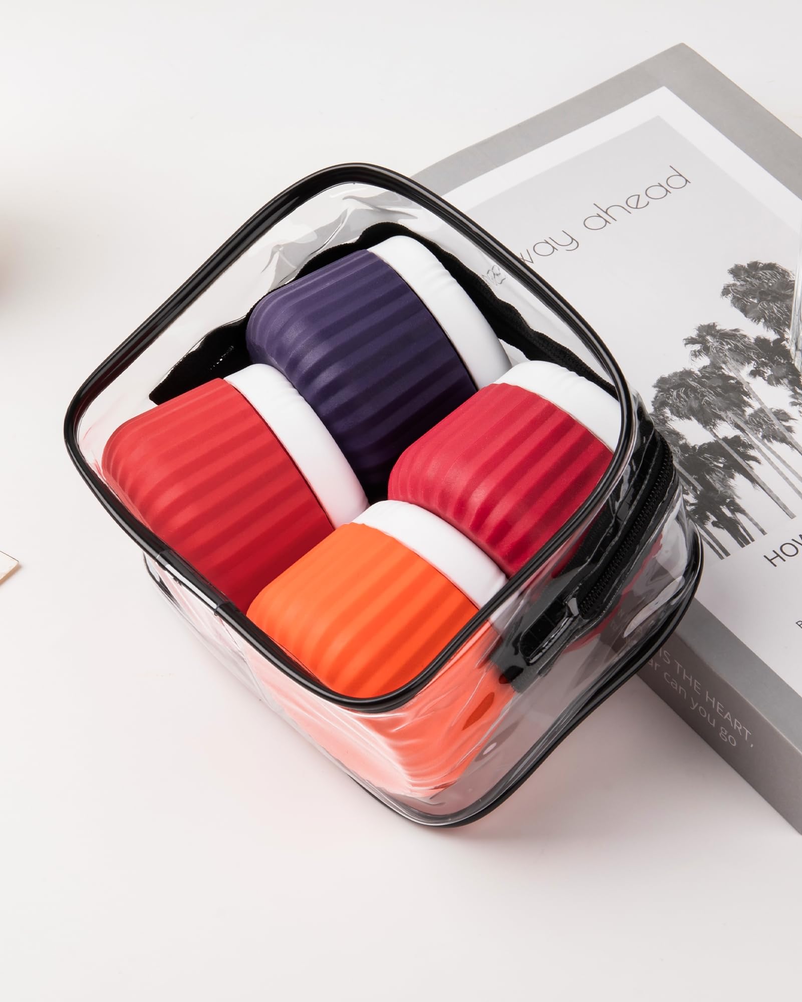 Travel Containers for Toiletries 4 Pack, TSA Approved Travel Size Toiletries, Portable Size Containers - Image 4